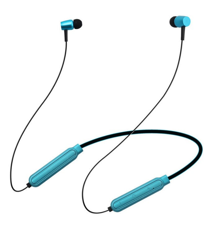 Metal Magnetic Handfree Running Earbuds Neckband Sport Wireless Headset