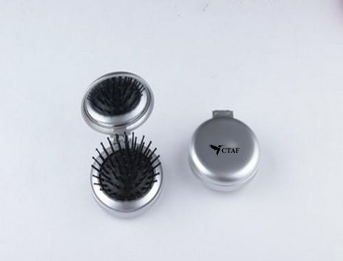 Foldable Makeup Mirror w/Comb