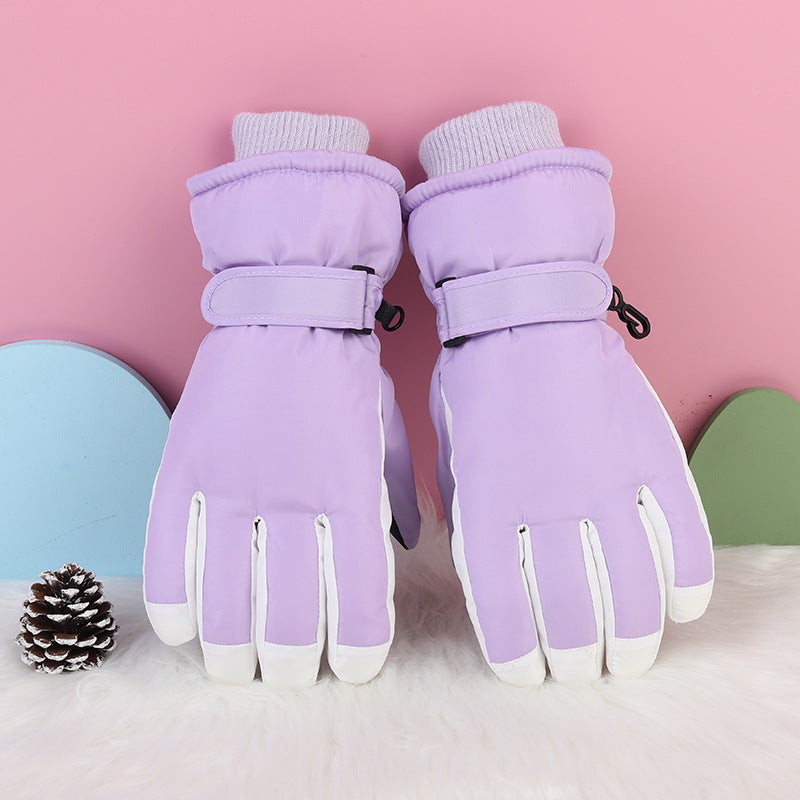 Ski Gloves Warm Waterproof Touchscreen Gloves
