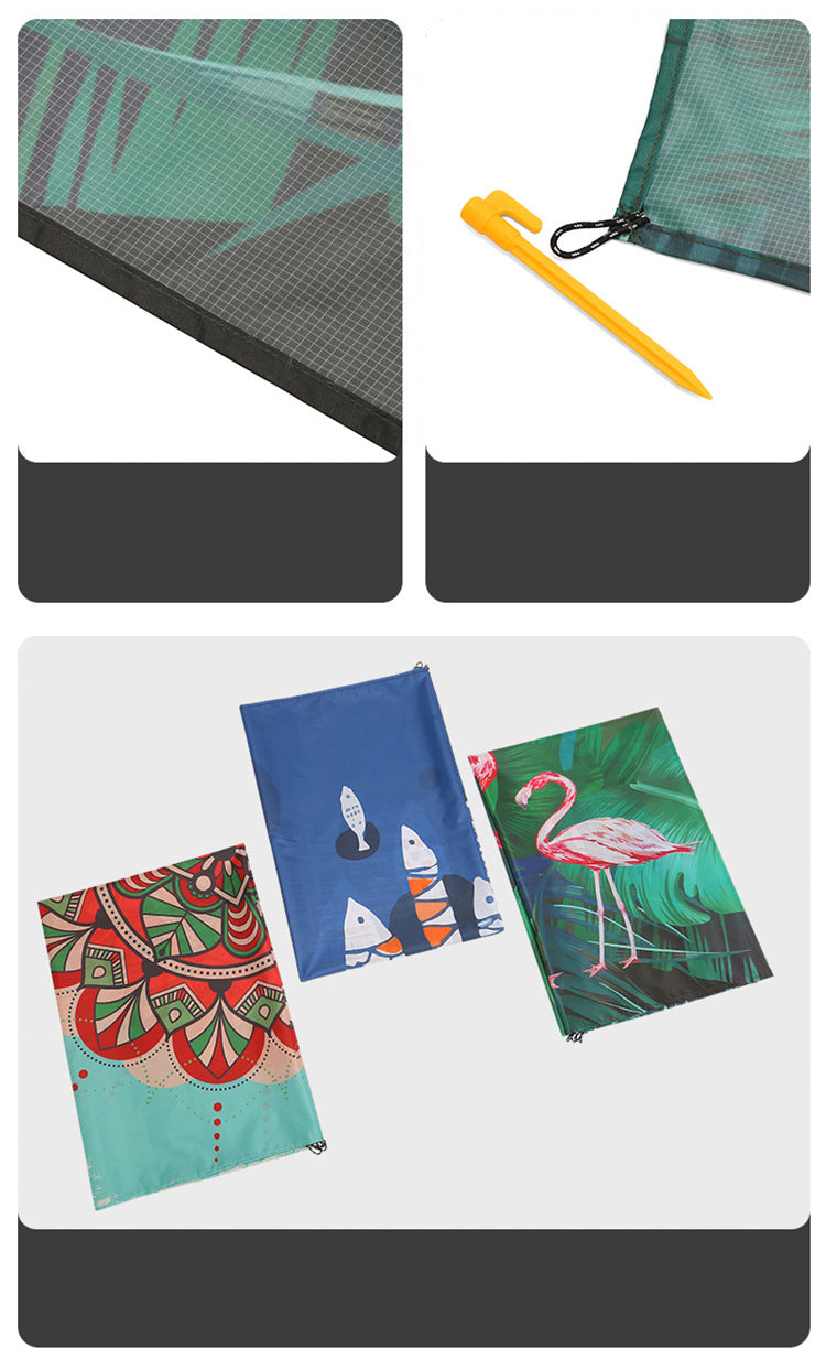 78.7 x 82.7" Personalized Oversized Quick Dry Sand-Free Beach Blanket Picnic Mat