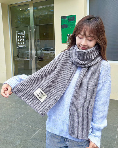 67" Winter Thicker Cable Knitted Scarf Wrap Chunky Long Warm Scarf