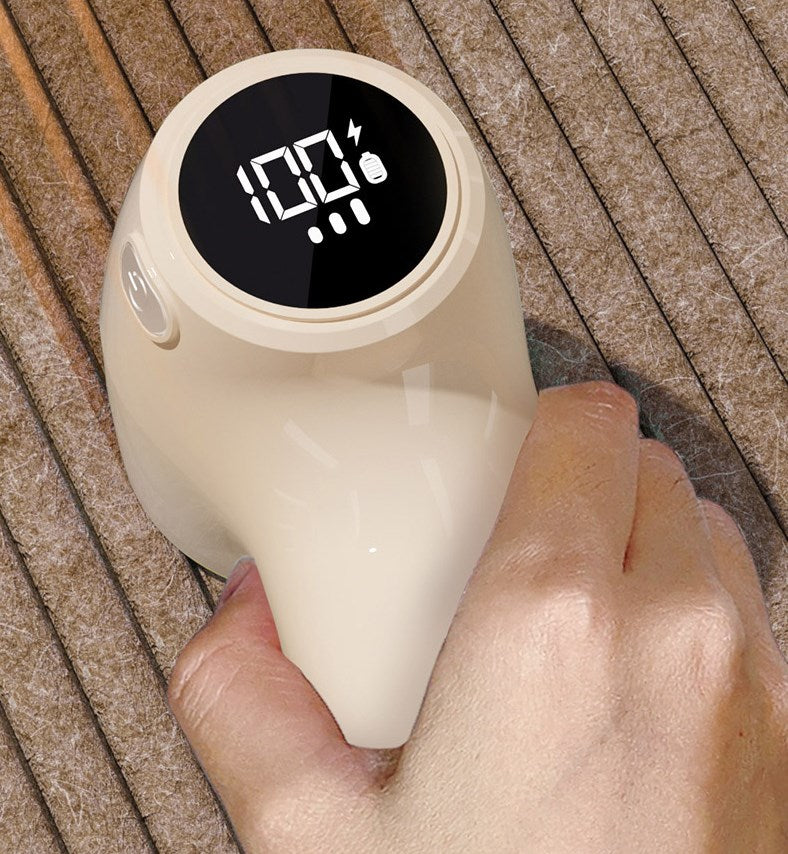 Rechargeable Fabric Shaver Lint Remover Electirc Sweater Defuzzer With Battery Display