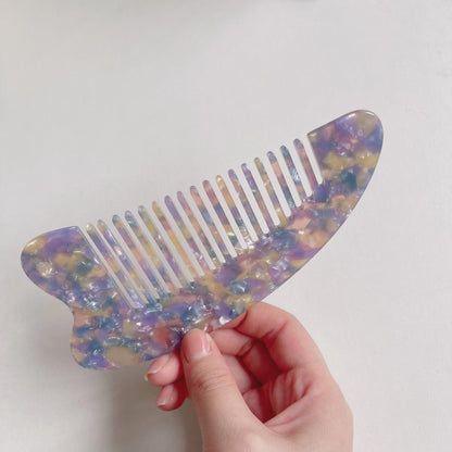 Acetate Anti-Static Fine-Tooth Comb Hairbrush Travel Comb