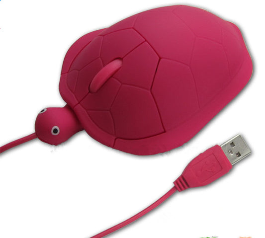 Turtle Shaped Silicone Mouse