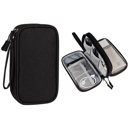 Electronic Accessories Organizer Travel Cable Organizer Bag Pouch (2 Layers)