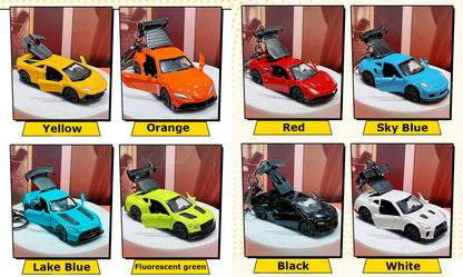 Mini Simulation Sports Car Model Keychain Classic Car Shaped Keychain