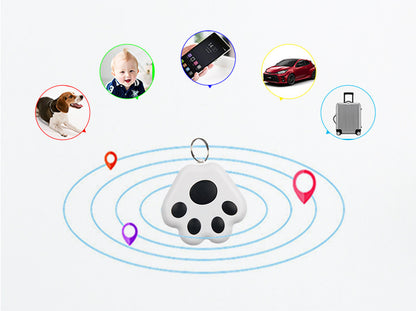 Cat Paws Shaped Wireless Smart Tracker Anti-Lost Device Keychain Key Finder