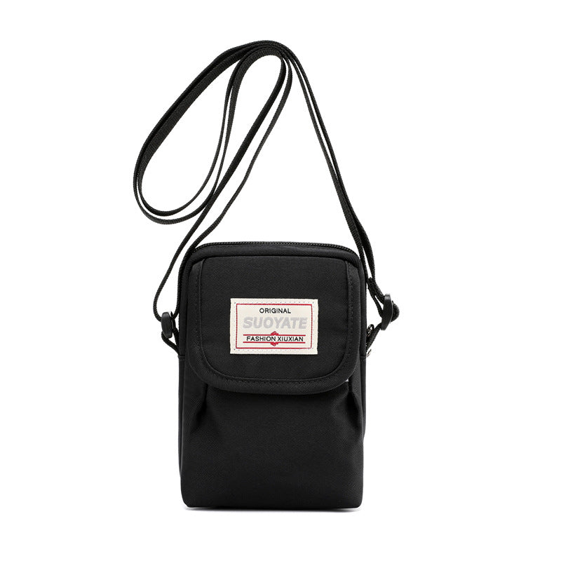 Nylon Mini Crossbody Bag Single Shoulder Bag Daily Cell Phone Purse Bag Stadium Approved Bag