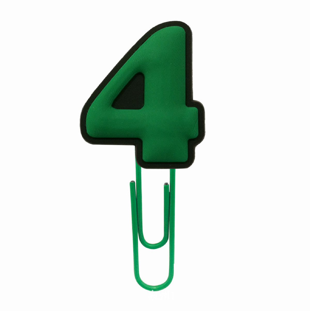 Patch Number Series - Number Four Paper Clip #4