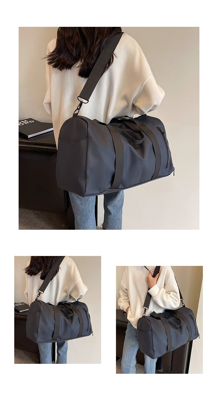 Travel Duffel Bag Sport Gym Bag Oxford Tote Bag Swimming Bag with Shoe Pouch