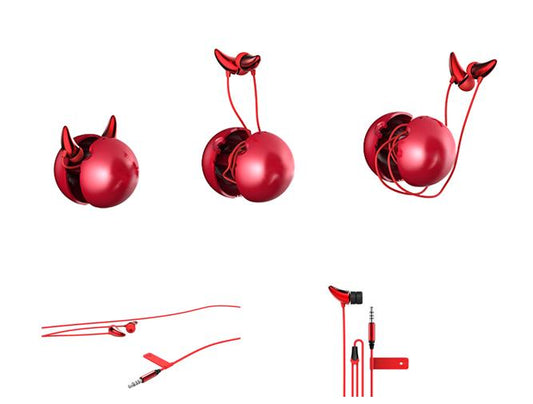 5 mw Horn Shaped Earphones Driven by 9.2 mm Driving Unit of Rare Earth Perm