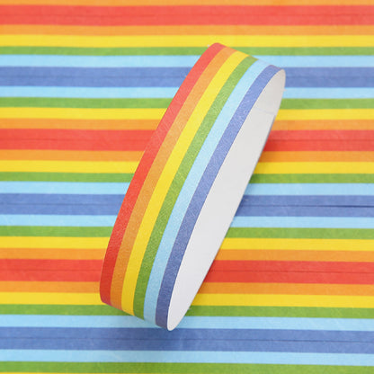 Rainbow Paper Wristbands