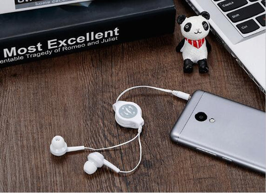 Running Sport Earphone Circular Telescopic In-Ear