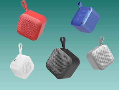 New Powerful Stereo Sound Mini Cube Portable Wireless W/ Selfie Function