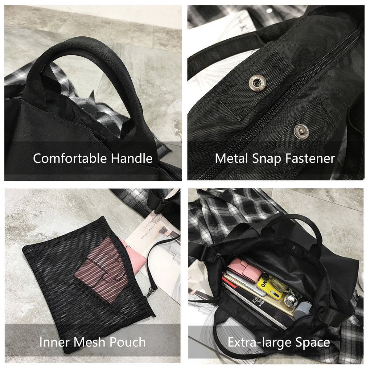 Nylon Crossbody Bag Tote Bag Single Shoulder Bag Daily Casual Bag Gym Bag