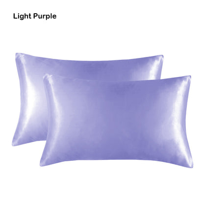20 x 36" Premium Square Satin Silk Throw Pillowcase - Envelope Closure
