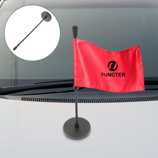 Car Flag Desk Flag Set W/ Magnetic Base 5.5" x 8.25"