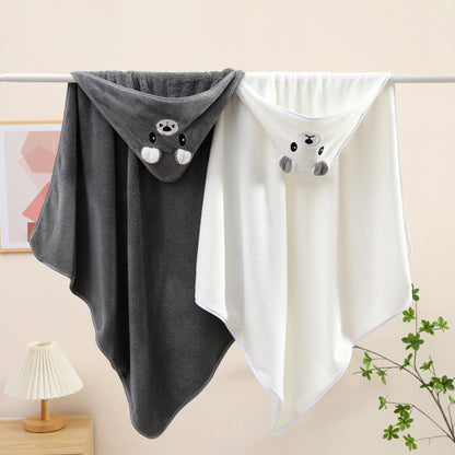Baby Hooded Towel Cape Quick Dry Bath Robe
