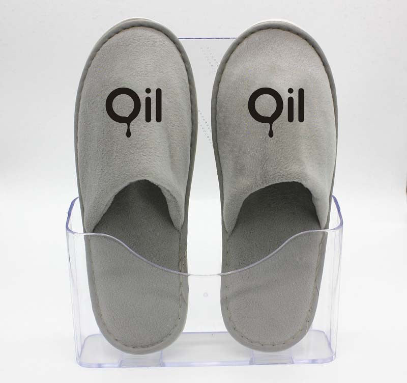 Disposable Velvet Non-Skip Close-Toe Hotel Slipper