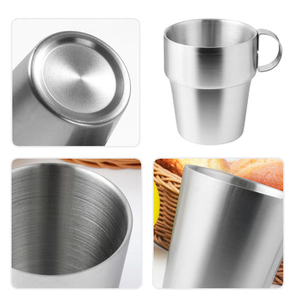 10 Oz. Double Wall Tea Cup w/Handle
