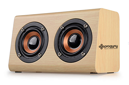 Classic Wooden Wireless Speaker Support TF USB