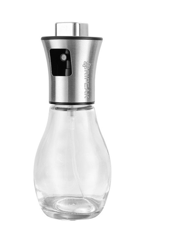 6.7oz Stainless Steel Press Type Oil Bottle