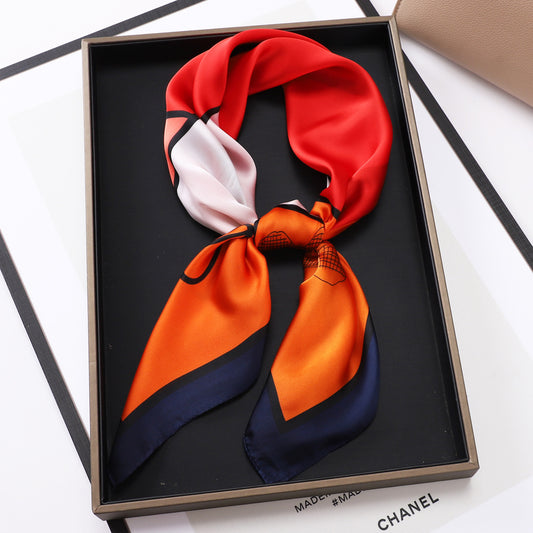 28" x 28" Stain Square Scarf Neck Scarves Kerchief Neckerchief Headband Handbags Wrap Scarf #31