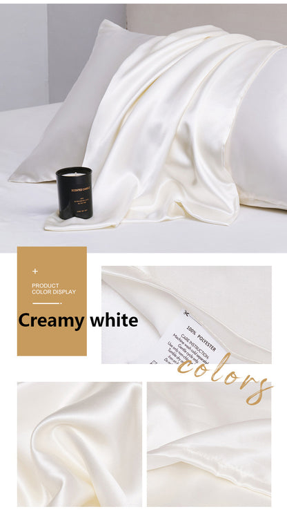 20 x 54" Premium Square Satin Silk Throw Pillowcase Body Size Pillow Cover - Envelope Closure