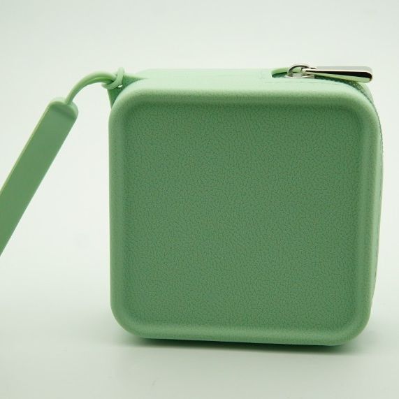 Multi Purpose Portable Silicone Square Organizer Zipper Bag For Samll Items and Cosmetic