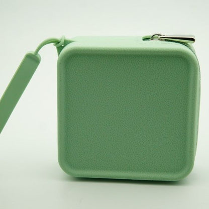 Multi Purpose Portable Silicone Square Organizer Zipper Bag For Samll Items and Cosmetic