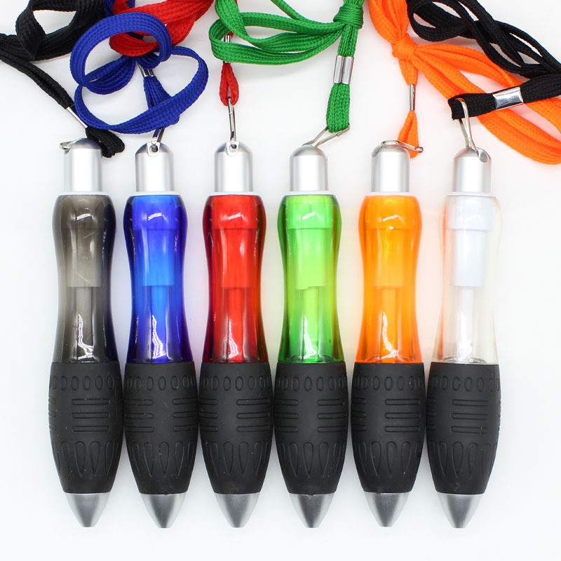 Big Fat Retractable Ballpoint Pen W/ Lanyard