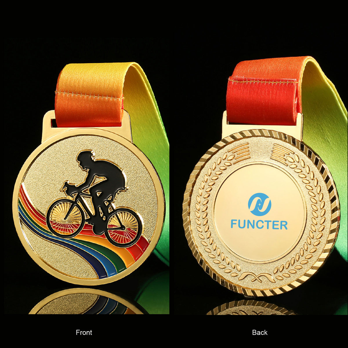 Cycling Road Bike Award Medal Winner Medals Cycling Race Champion