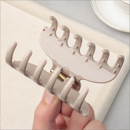 Neutral Rectangle Hair Claw Clips Hair Clips