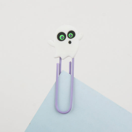 Ghost Bookmark Paper Clip Halloween Book Clip Paper Clasp for Kids