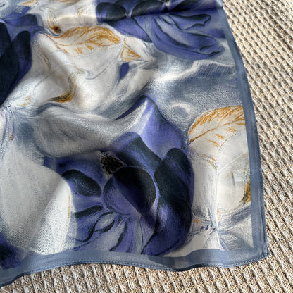 Custom 26" x 26" 100% Mulberry Silk Scarf Silk Satin Bandana