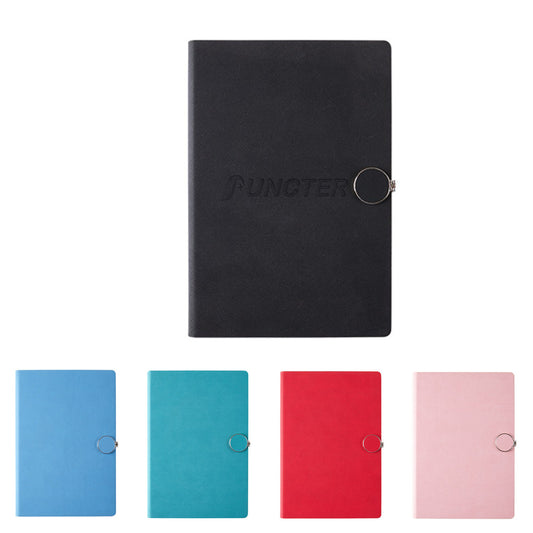 A5 Magnetic Closure PU Leather Notebook - Professional Office Journal/100 Sheets