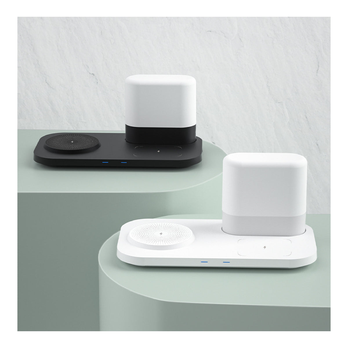 2" 1 Nightstand Lamp with Wireless Charging