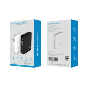 10W 10000mAh Wireless Charging Wall Charger (AC) Power Bank W/FCC Certification