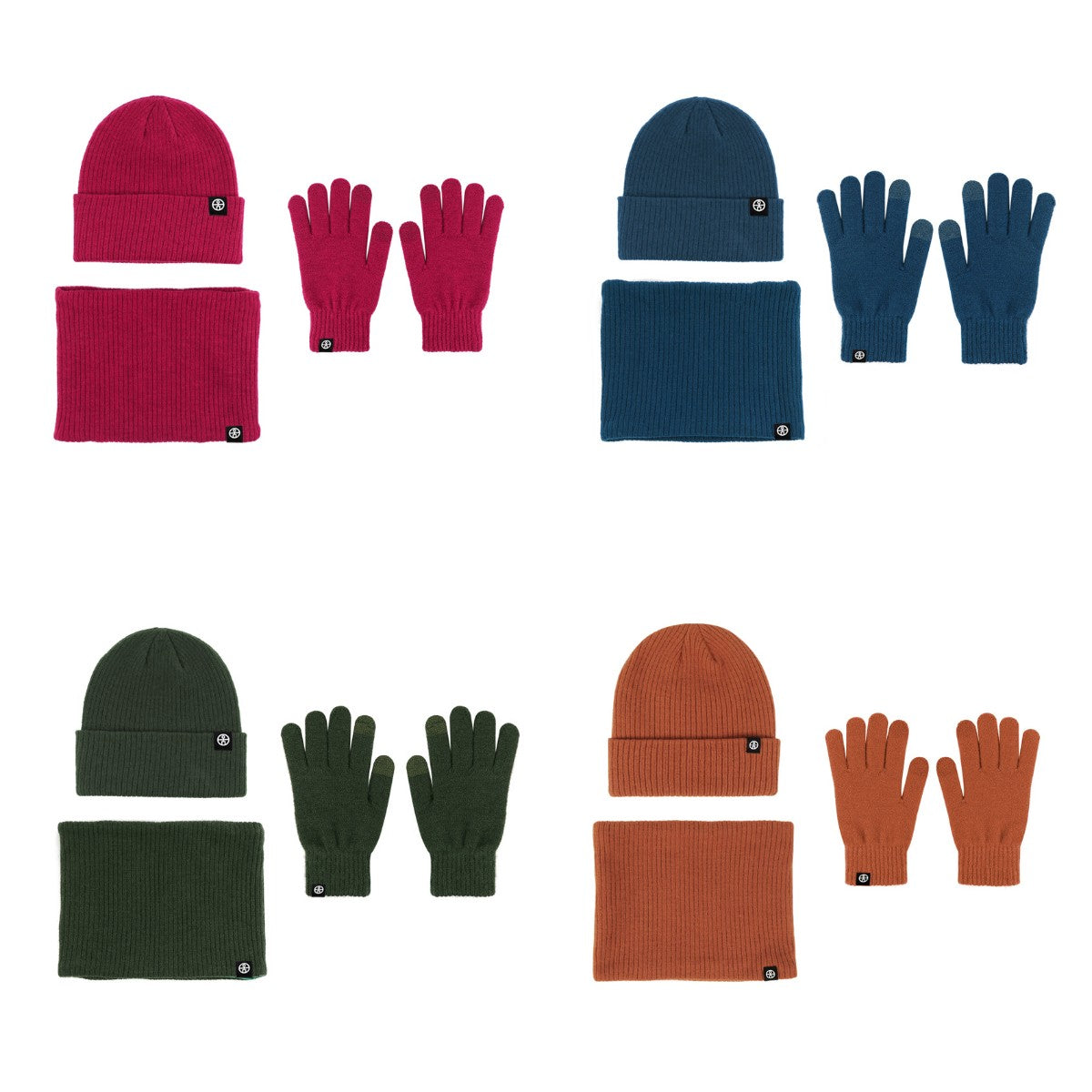 Burgundy, Blue, Army Green, Orange