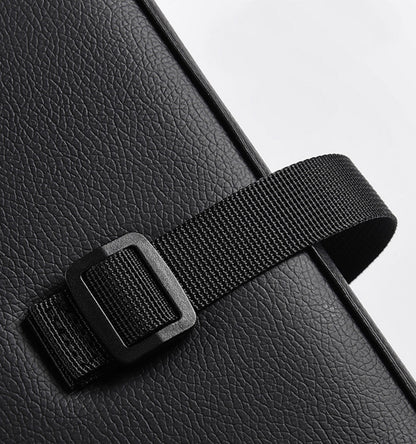 A4 PU Leather 3 Rings Binder Music Folder File Holder