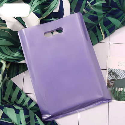 9"x12" 2.4mil Merchandise Bag W/ Die Cut Handle for Boutique Bag Shopping Clothes Packaging Bag
