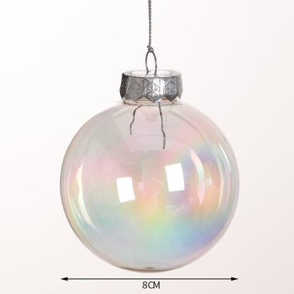 3.15" Acrylic Hollow Ball Fillable Ornaments Ball