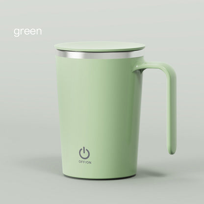400 ml Mixing Cup 304 Stainless Steel Magnetization Cup Automatic Magnetic Cup Portable Coffee Cup