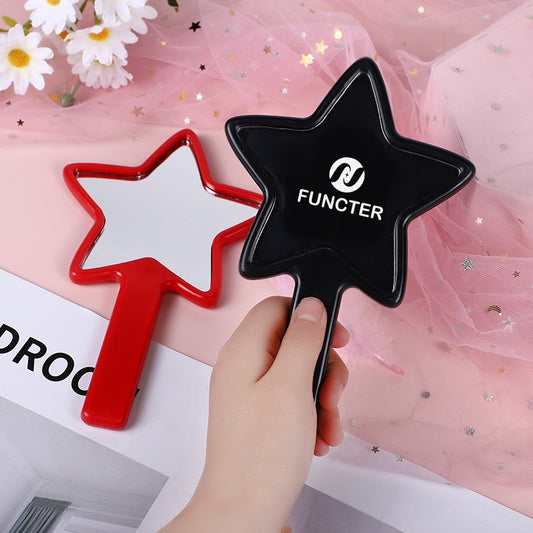 Star - Shaped Handheld Makeup Mirror
