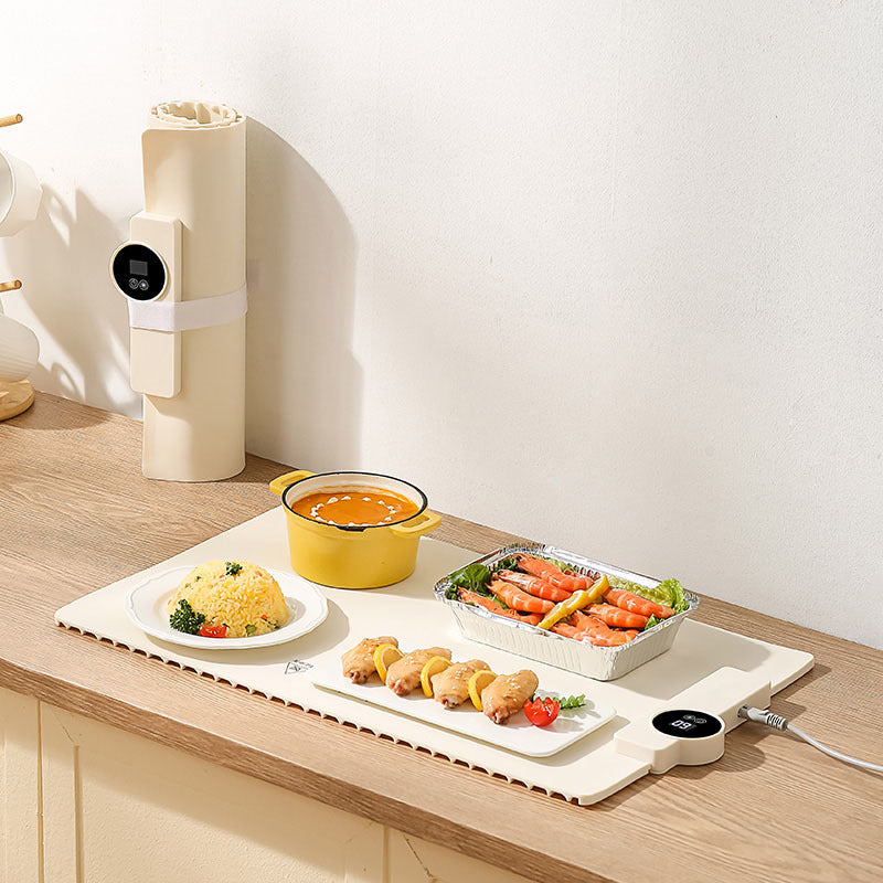 Foldable Silicone Electric Food Warming Mat Warming Tray