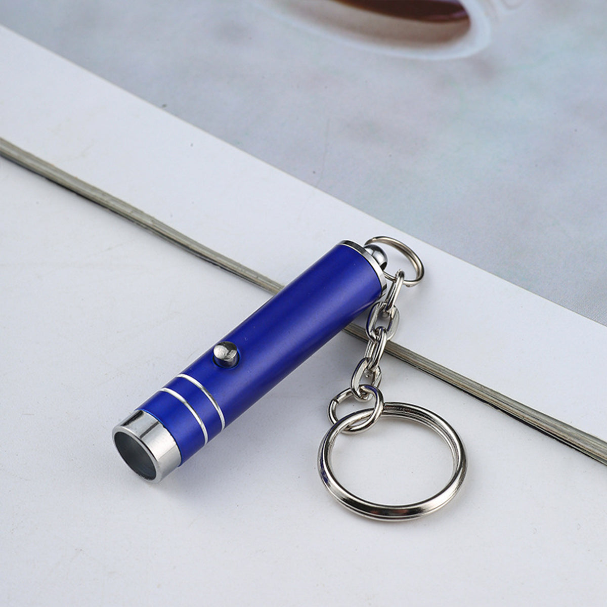 Purple Light UV Detector Mini LED Flashlight Keychain