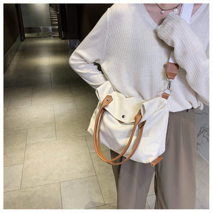 Canvas Grocery Shopping Tote Bag Single Shoulder Bag Cross body Bag