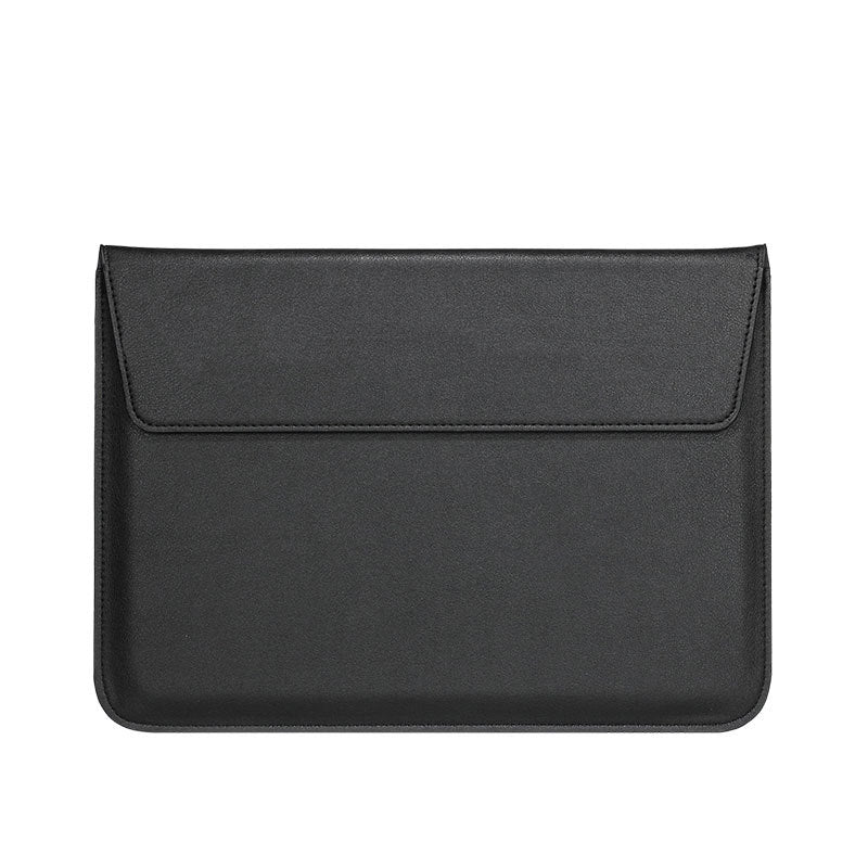 15" PU Leather Laptop Bag Foldable Stand With Magnetic Closure