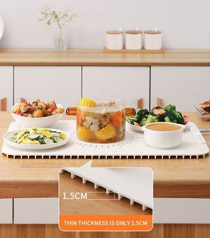 Heavy-duty Rollable Silicone Food Warming Mat, Electric Warming Tray for Buffets & Parties