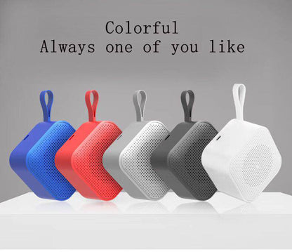 New Powerful Stereo Sound Mini Cube Portable Wireless W/ Selfie Function